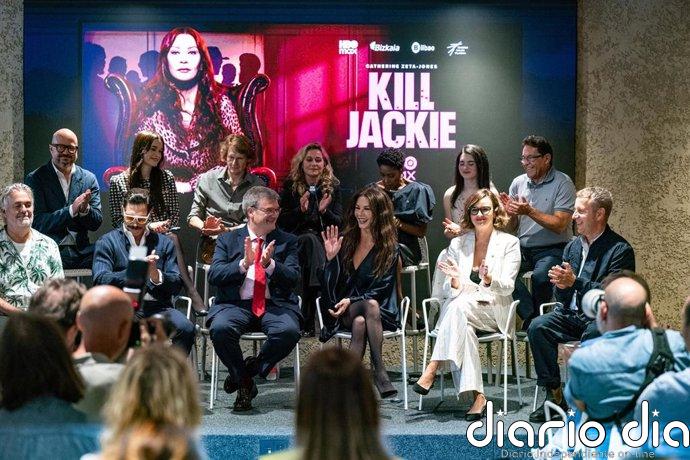 Zeta-Jones presenta en Bilbao en primicia internacional 'Kill Jackie', rodaje con un impacto de 258 millones en Bizkaia