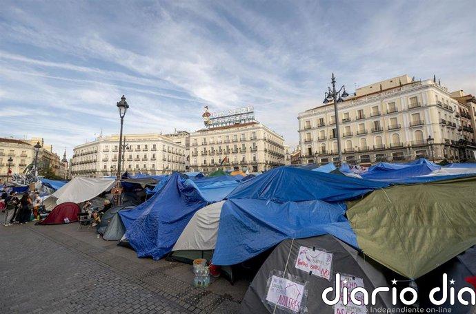 29N.- Acampados en Sol avalan la huelga general y piden "regeneración real": "Las elecciones me ofrecen muchas dudas"