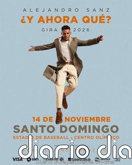 Alejandro Sanz añade Santo Domingo a su gira mundial '¿Y ahora qué?' Alejandro Sanz suma Santo Domingo a su gira mundial '¿Y ahora qué?'