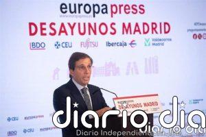 Almeida avisa que se juegan la democracia en las generales: "El PSOE de Sánchez es una fuerza disolvente de 1978"