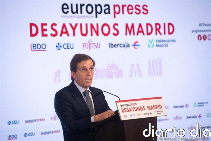 Almeida avisa que se juegan la democracia en las generales: "El PSOE de Sánchez es una fuerza disolvente de 1978"