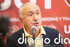 Álvarez (UGT) apoya una "jornada de lucha" que conlleve "mejoras" a trabajadores y no descarta huelga general