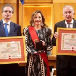Amado Franco recoge la Medalla de Oro de Zaragoza y dice que "la mejor manera de honrar una historia es trabajar"