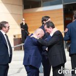 Amigos, familiares y compañeros del PP comienzan a despedir en Huelva a la exministra Fátima Báñez