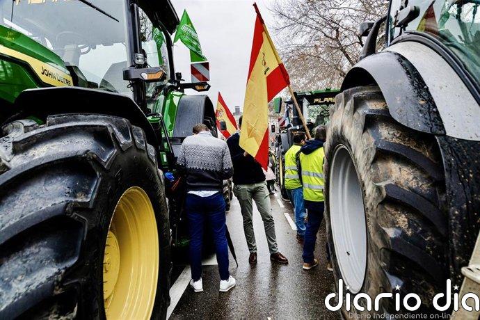 Asaja, COAG y Unión de Uniones prevén reunir este miércoles 500 tractores en Madrid por un campo rentable