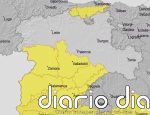 Ávila, Salamanca, Segovia, Valladolid y Zamora, en aviso este sábado por lluvias y tormentas