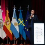 Barbón reivindica en Buenos Aires el papel de la emigración en el futuro de Asturias