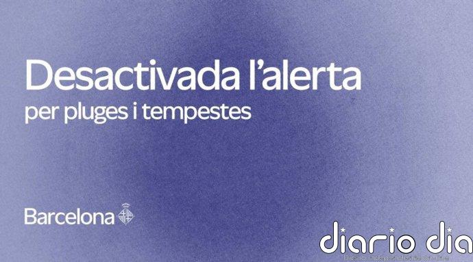 Barcelona desactiva el Plan de Emergencia por insuficiencia drenante por las lluvias