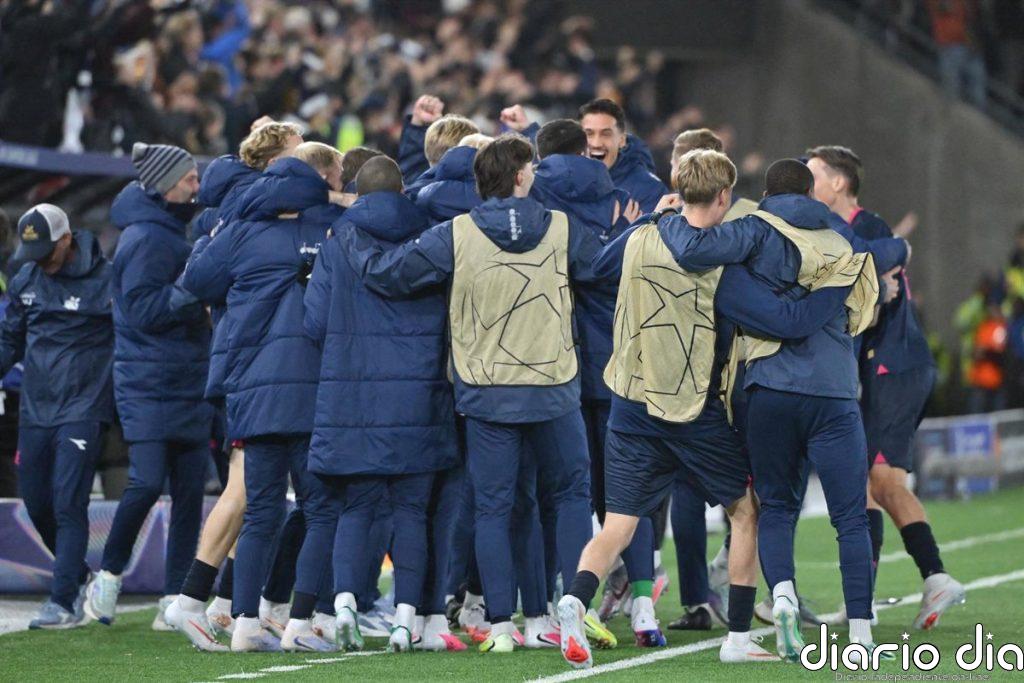 Bayern e Inter tropiezan y el Arsenal golea con trabajo al Lille
