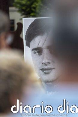 'Blanco', la nueva película de Félix Viscarret sobre el asesinato del edil del PP, arranca su rodaje el 19 de octubre Archivo - Militantes del PP vasco durante un acto de recuerdo del que fuera concejal del PP en Ermua, Miguel Ángel Blanco en el 28 aniversario de su asesinato, a 12 de julio de 2025, en Ermua, Vizcaya, País Vasco (España). Familiares de Miguel Ángel Blanc