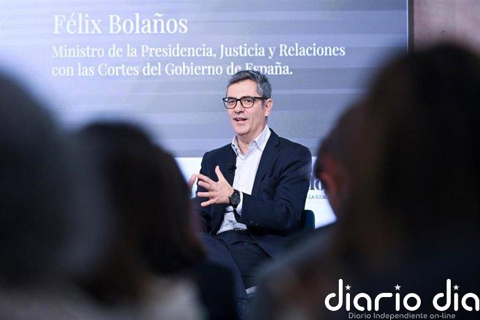 Bolaños afea al PP que no pida el acta al alcalde de Móstoles (Madrid) tras la denuncia por acoso sexual