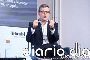 Bolaños ve una tendencia "al alza" del PSOE en precampaña y elude responder si participará en actos con Zapatero