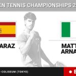 Carlos Alcaraz - Matteo Arnaldi, en directo hoy: sigue el partido de Japan Open Tennis Championships