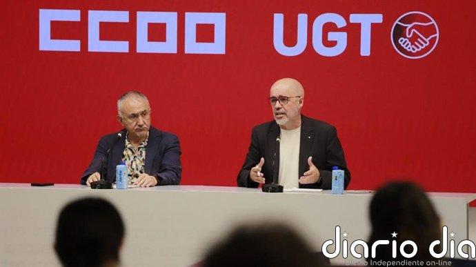 CCOO y UGT acuerdan convocar una huelga general de 24 horas este otoño por la vivienda y salarios dignos