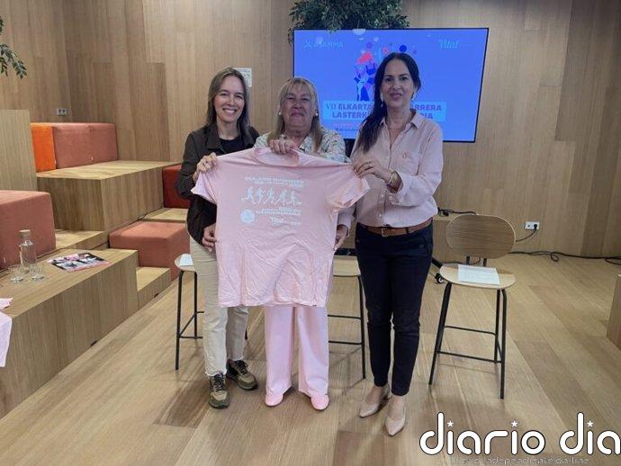 Cerca de 2.000 personas se suman a la carrera contra el cáncer de mama de Vitoria