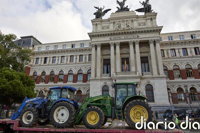 Cerca de 500 tractores tomarán este miércoles las calles de Madrid para reclamar un campo rentable