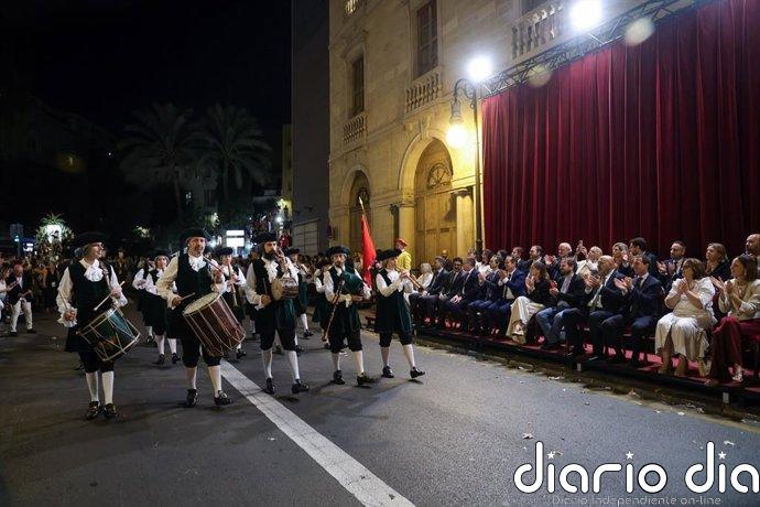 Cerca de 900 personas participan en el desfile por Palma de la cabalgata de Santa Catalina de Tomás