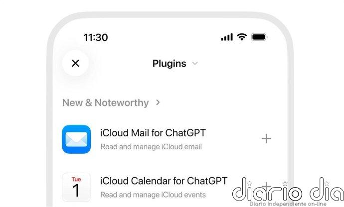 ChatGPT ya se conecta con iCloud Mail y Calendar para buscar correos y actualizar eventos