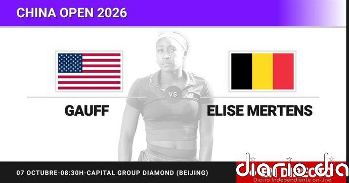Coco Gauff - Elise Mertens, en directo hoy: sigue el partido de China Open