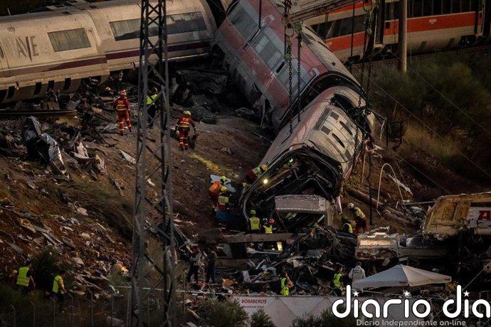 Comienza la retirada de enseres personales de viajeros en Urda, donde se prevé levantar varios vagones hoy
