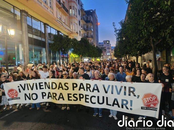 Córdoba cierra las movilizaciones andaluzas por la vivienda en un ambiente de "gran indignación y determinación"