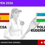 Cristina Bucsa - Polina Kudermetova, en directo hoy: sigue el partido de Ningbo Open