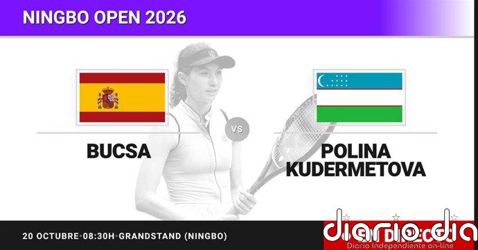 Cristina Bucsa - Polina Kudermetova, en directo hoy: sigue el partido de Ningbo Open