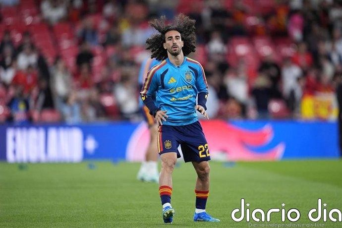 Cucurella: "Voy a trabajar duro para que mi versión en la selección se vea en el Real Madrid"