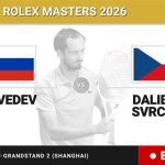 Daniil Medvedev - Dalibor Svrcina, en directo hoy: sigue el partido de Shanghai Rolex Masters