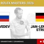 Daniil Medvedev - Jan-Lennard Struff, en directo hoy: sigue el partido de Shanghai Rolex Masters