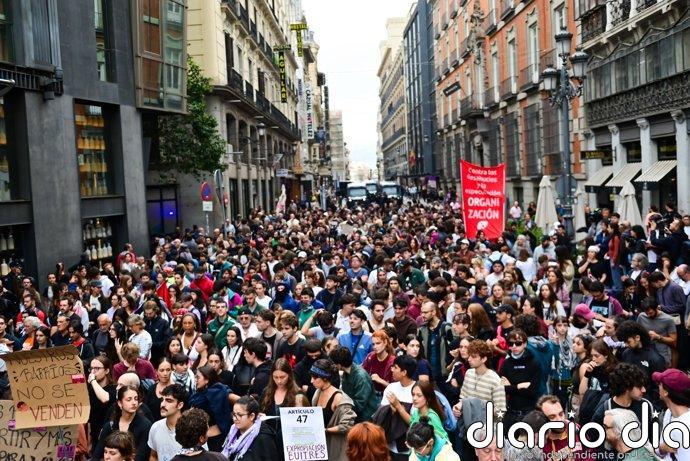 Decreto de vivienda en España, en directo: manifestaciones, acampada en Sol y última hora