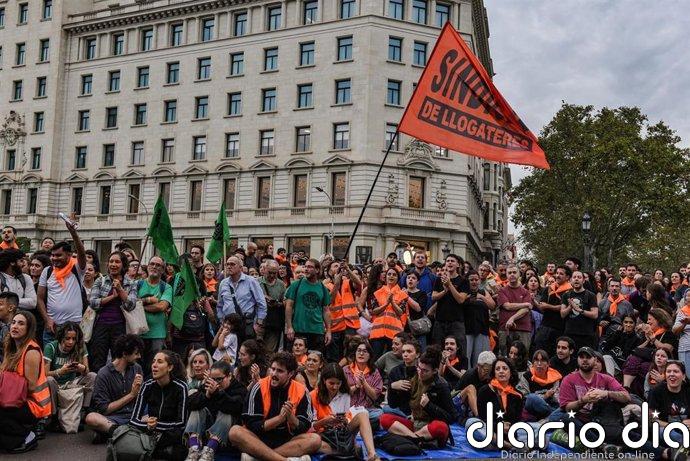 Desconvocada la manifestación por la vivienda en L'Hospitalet (Barcelona) este sábado por lluvia