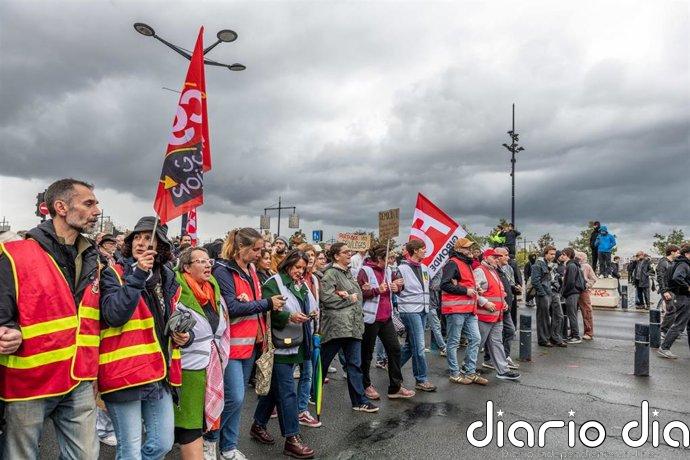 Detenidas 27 personas en Francia en las protestas de nuevo en medio de un amplio dispositivo policial