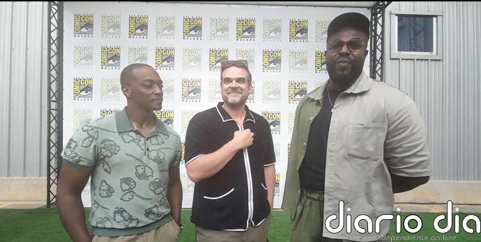 Disney presenta por sorpresa en Málaga a Anthony Mackie, David Harbour y Winston Duke para promocionar 'Doomsday'
