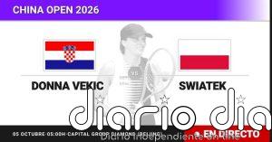 Donna Vekic - Iga Swiatek, en directo hoy: sigue el partido de China Open