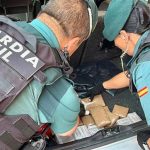 Dos detenidos con más de seis kilos de hachís en el maletero del coche en Tafalla