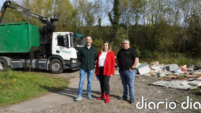 El Ayuntamiento de Siero destina cerca de 228.000 euros anuales a la limpieza de vertederos ilegales