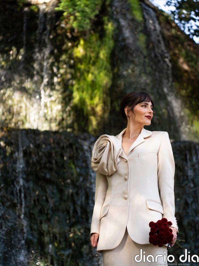El espectacular 'dos piezas' de Andrea Duro para su boda civil con Guillermo Sánchez