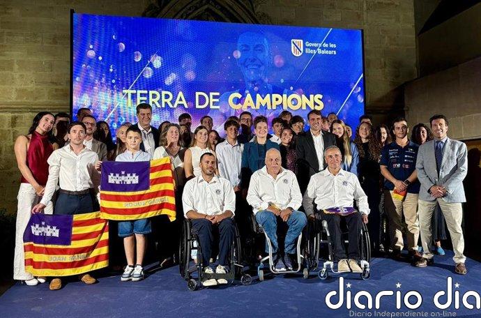 El Govern homenajea a 41 deportistas baleares de diferentes disciplinas