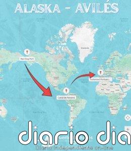 El granelero YM Pacífico, primer 'alaska' de la temporada en el Puerto de Avilés