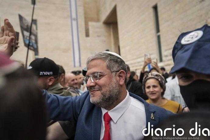 El israelí Ben Gvir quiere "desmantelar la Autoridad Palestina" y "conquistar" Gaza forzando a la población a emigrar