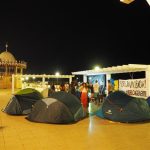 El movimiento por el derecho a la vivienda acampa en Arrecife (Lanzarote) ante la situación habitacional de la isla