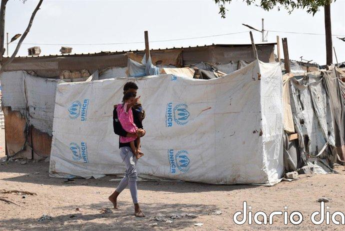El número de desplazados en Yemen a causa de la guerra sigue creciendo y supera la barrera de los 200.000