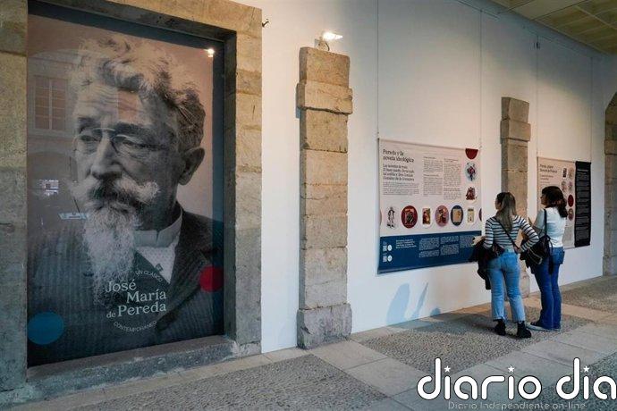 El Parlamento inaugura la muestra sobre la vida y obra de José María de Pereda por el 120 aniversario de su muerte