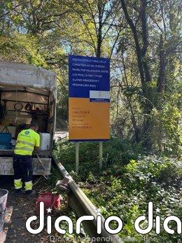 El Principado comienza las obras de reparación estructural de la AS-343, que une Puertas y Panes