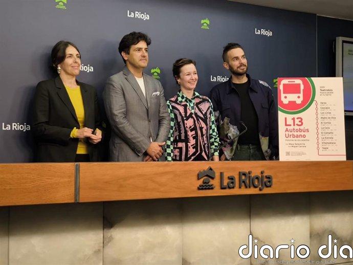 El programa 'Teatrobús' llevará 30 representaciones a los barrios de Logroño y a Villamediana en octubre