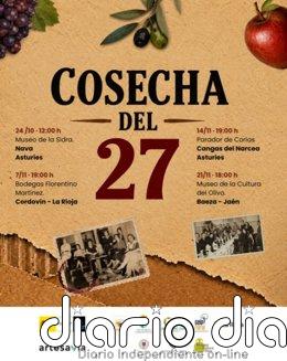 El proyecto cultural itinerante 'Cosecha del 27' recorrerá Asturias, La Rioja y Andalucía entre octubre y noviembre