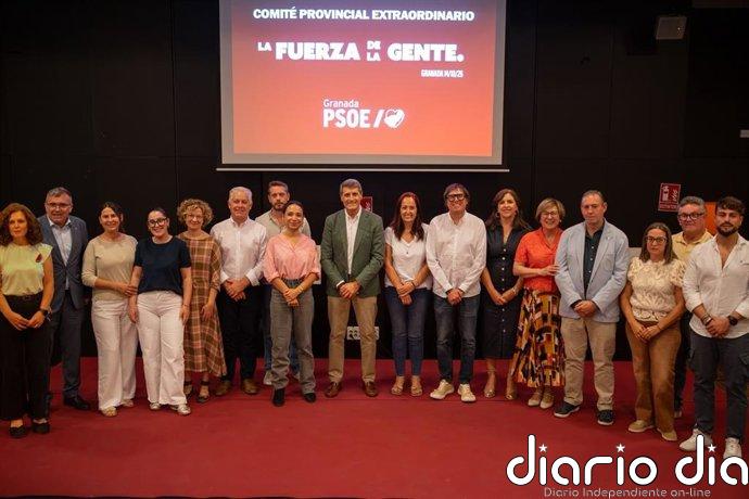 El PSOE de Granada propone unas listas encabezadas por María José Sánchez al Congreso y Pedro Fernández al Senado