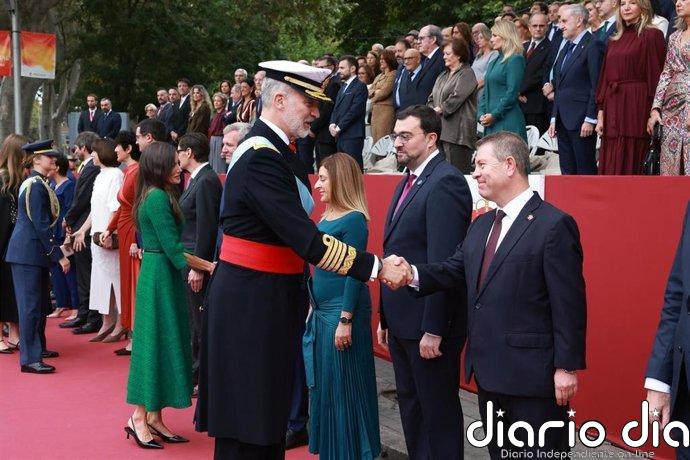 El Rey habla con el presidente de Castilla-La Mancha tras el accidente ferroviario en Urda