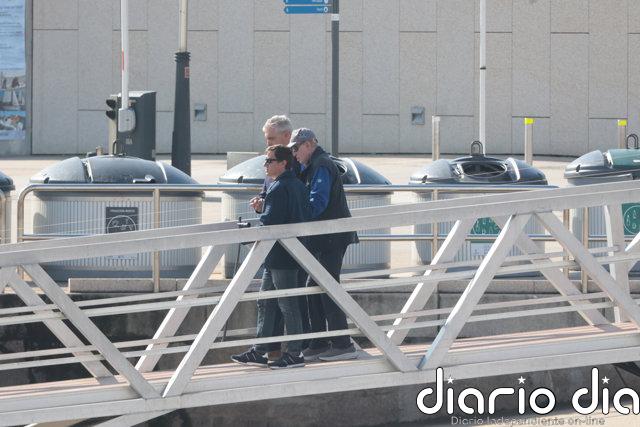 El rey Juan Carlos e Irene Urdangarin disfrutan de una jornada de navegación en Sanxenxo